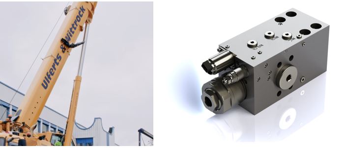 Securing the luffing gear - load compensation