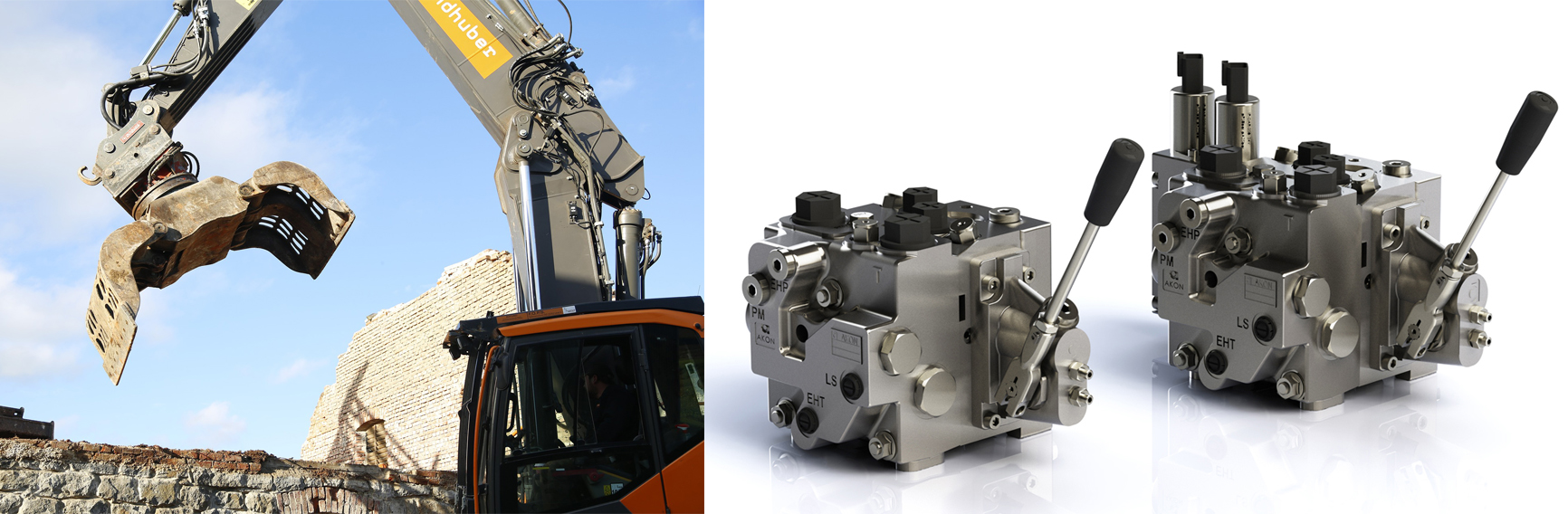 Main control block in sectional design MCV-1SP