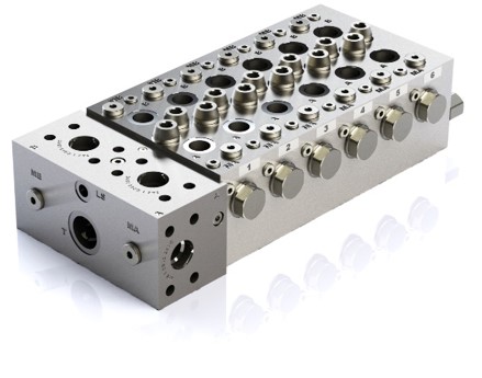 Flow divider for up to 6 consumers