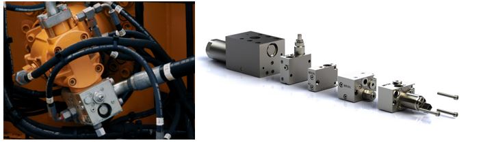 Lowering brake valve for winches